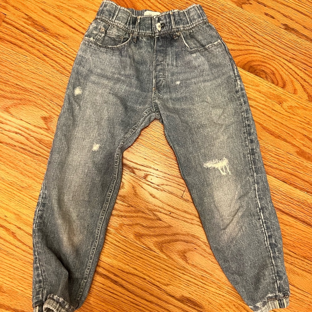 Girls rag and bone faux denim